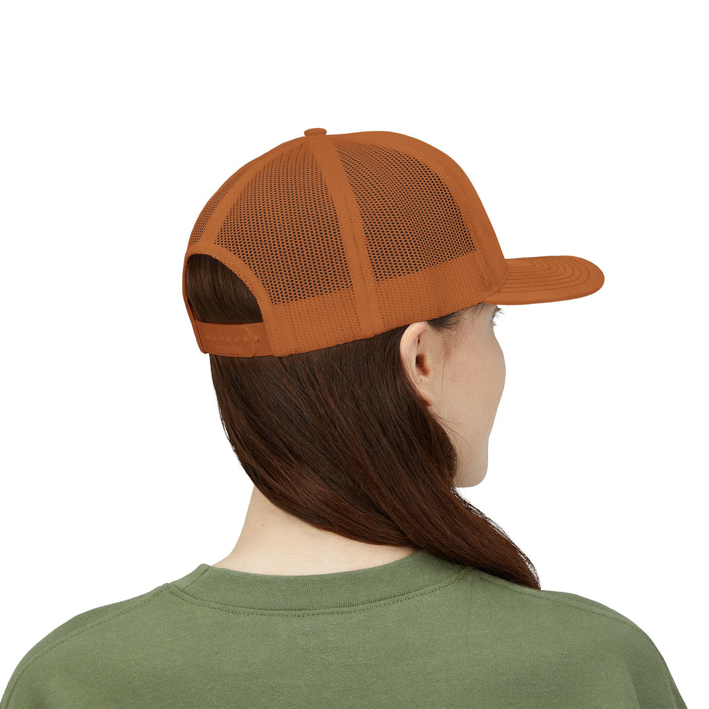 EPIC Snapback Trucker Cap — Distressed Bold Logo Mesh Hat
