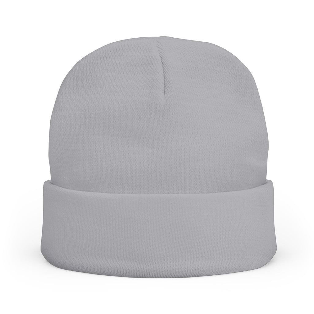 Embroidered 'EPIC' Knit Beanie - Pink Patch Winter Hat