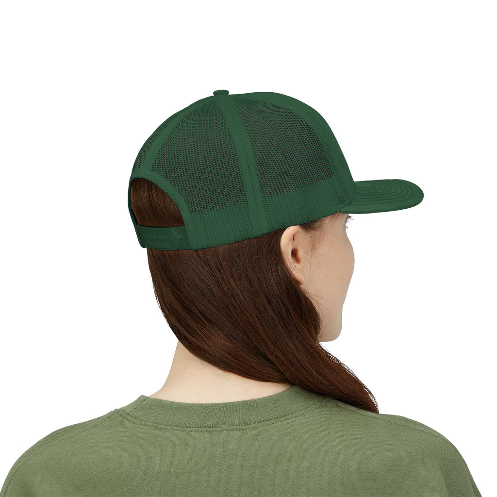 EPIC Snapback Trucker Cap — Distressed Bold Logo Mesh Hat