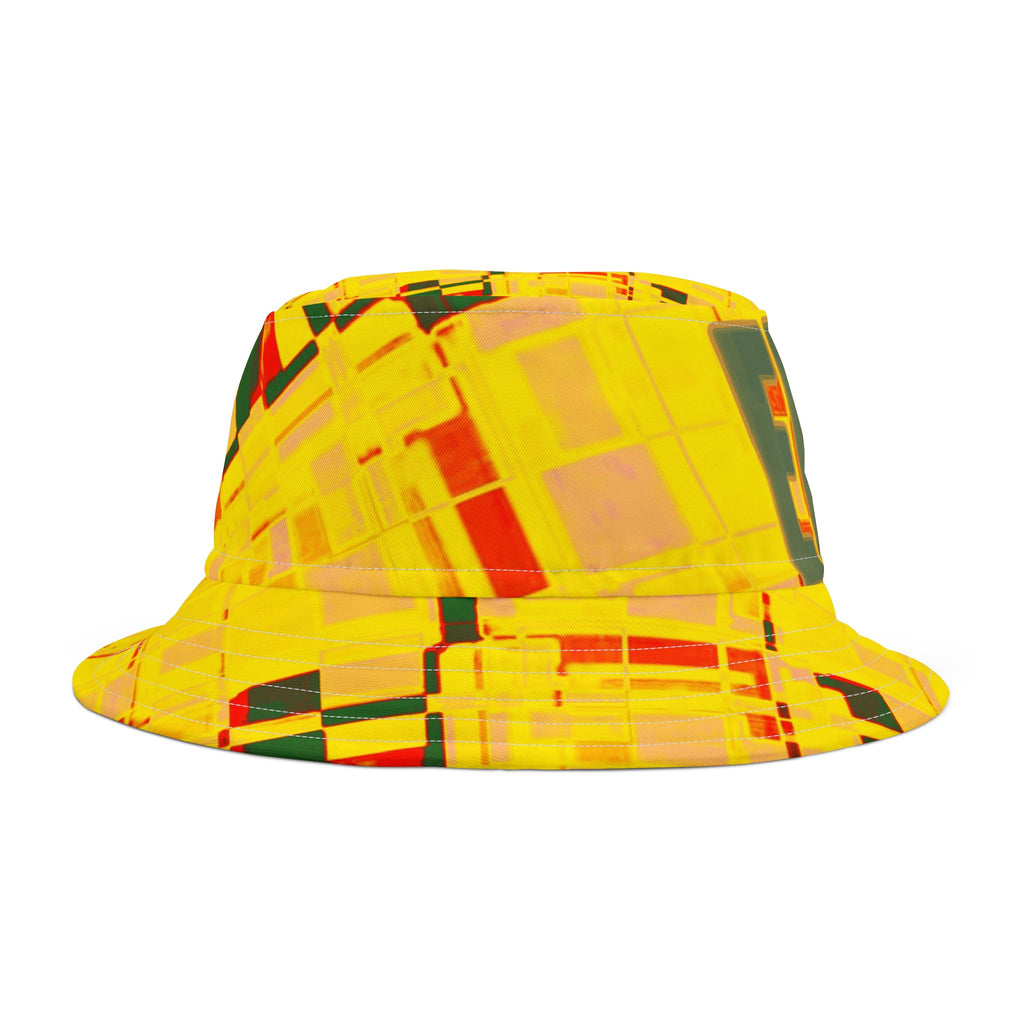 Epic Life Yellow Graphic Bucket Hat