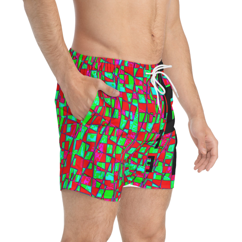 Color: Watermelon EPIC VOLRE  LIFE  Swim Trunks