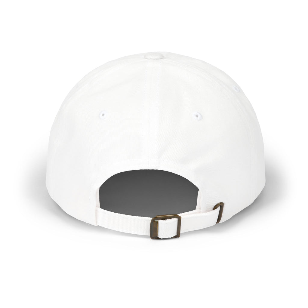 Epic Life Women's Classic Dad Cap - White Embroidered Cotton Baseball Hat