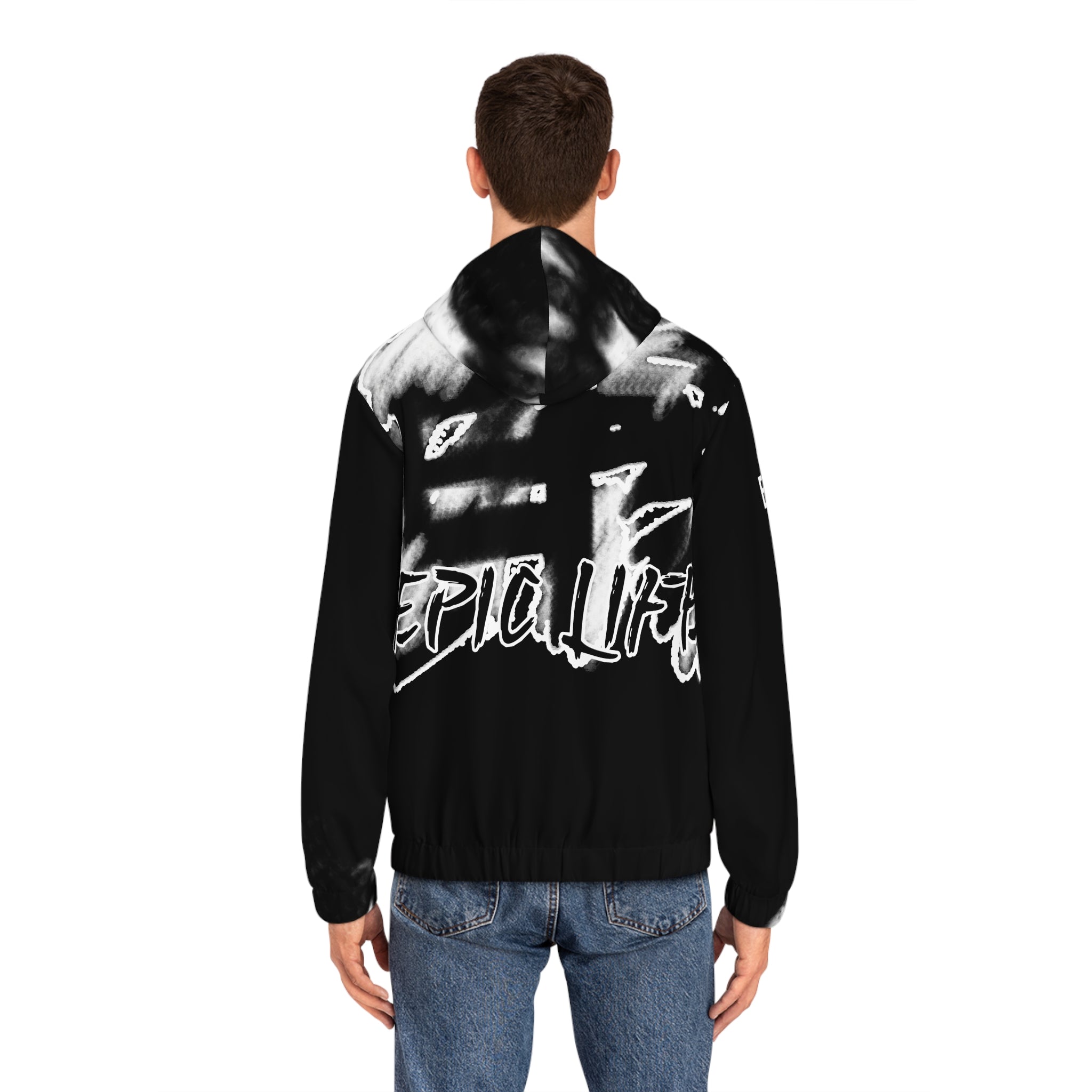 Epic Life Black Full-Zip Hoodie