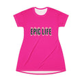 Epic Life T-Shirt Dress - Bold Graphic Casual Summer Dress