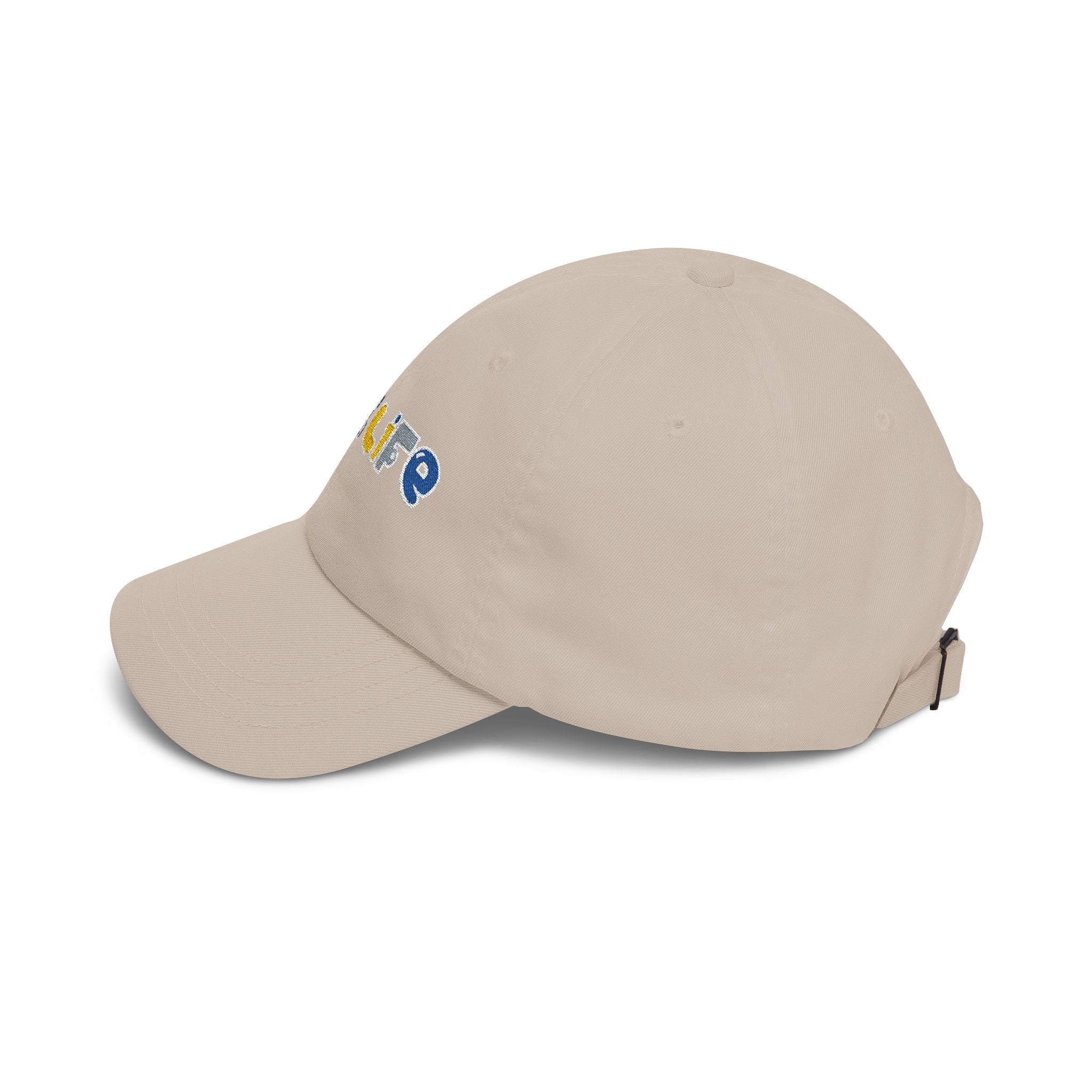 Epic Life Women's Classic Dad Cap - White Embroidered Cotton Baseball Hat
