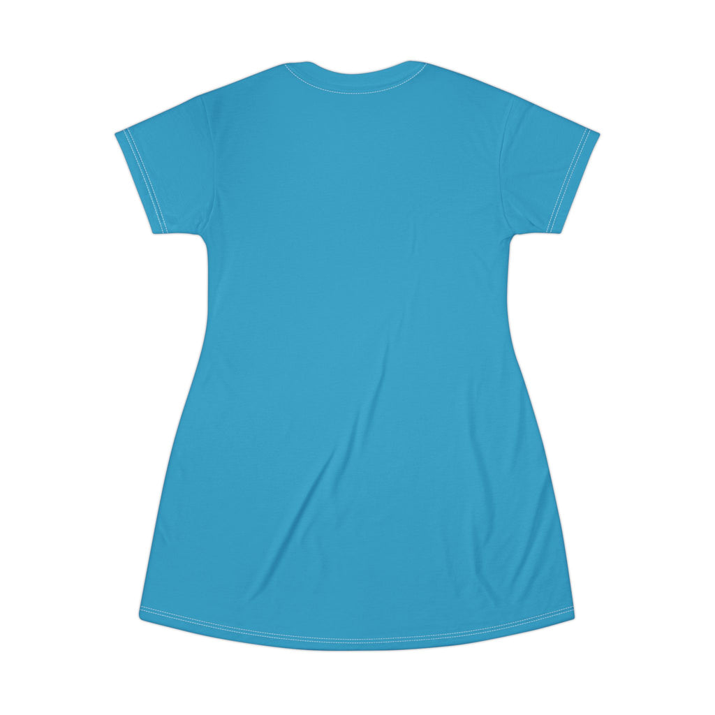 Epic Life T-Shirt Dress — Casual Graphic Women's AOP Dress