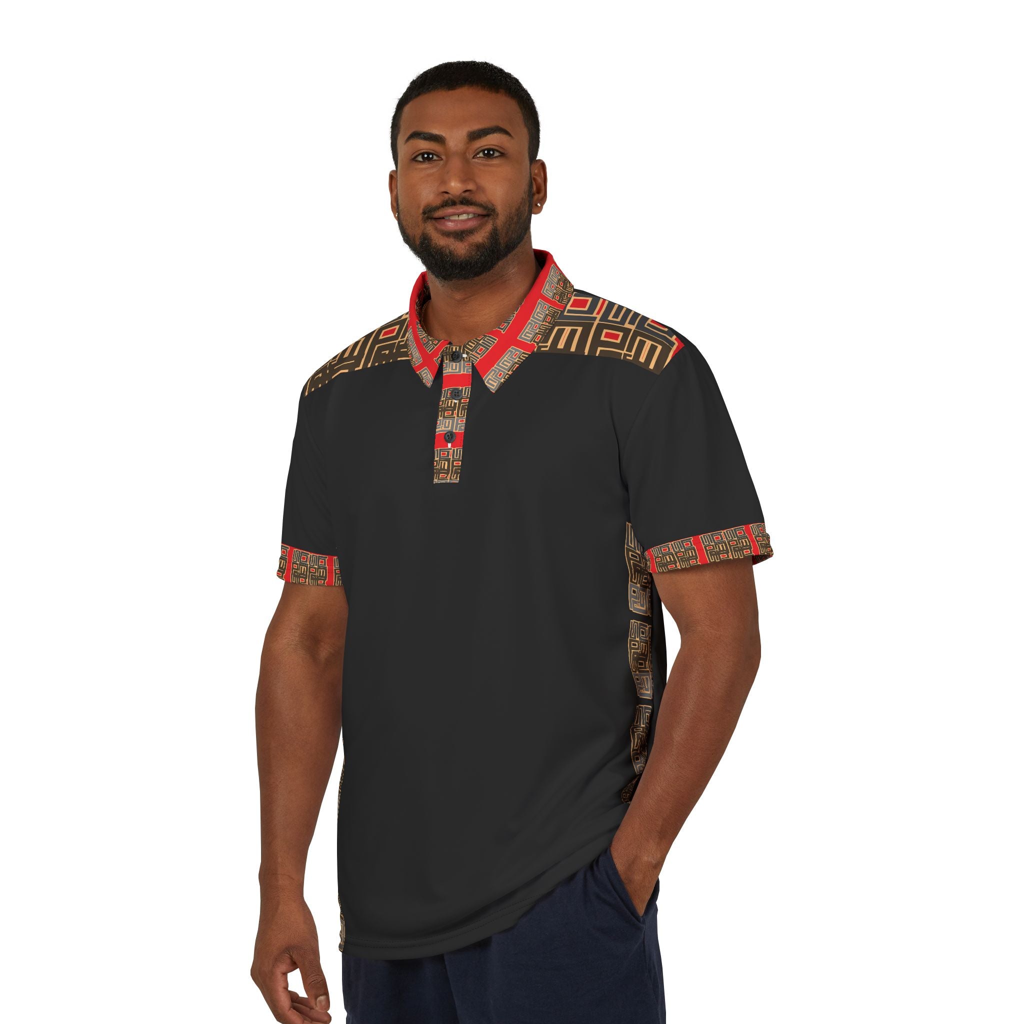 Polo Shirt with Bold Design, Casual Wear, Summer Fashion, Unique Gift for Him/Her, Weekend Outing Essential