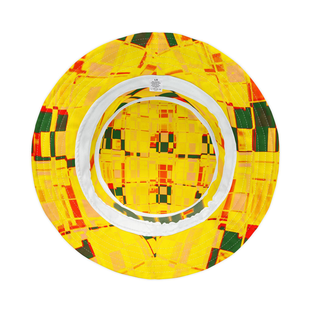 Epic Life Yellow Graphic Bucket Hat
