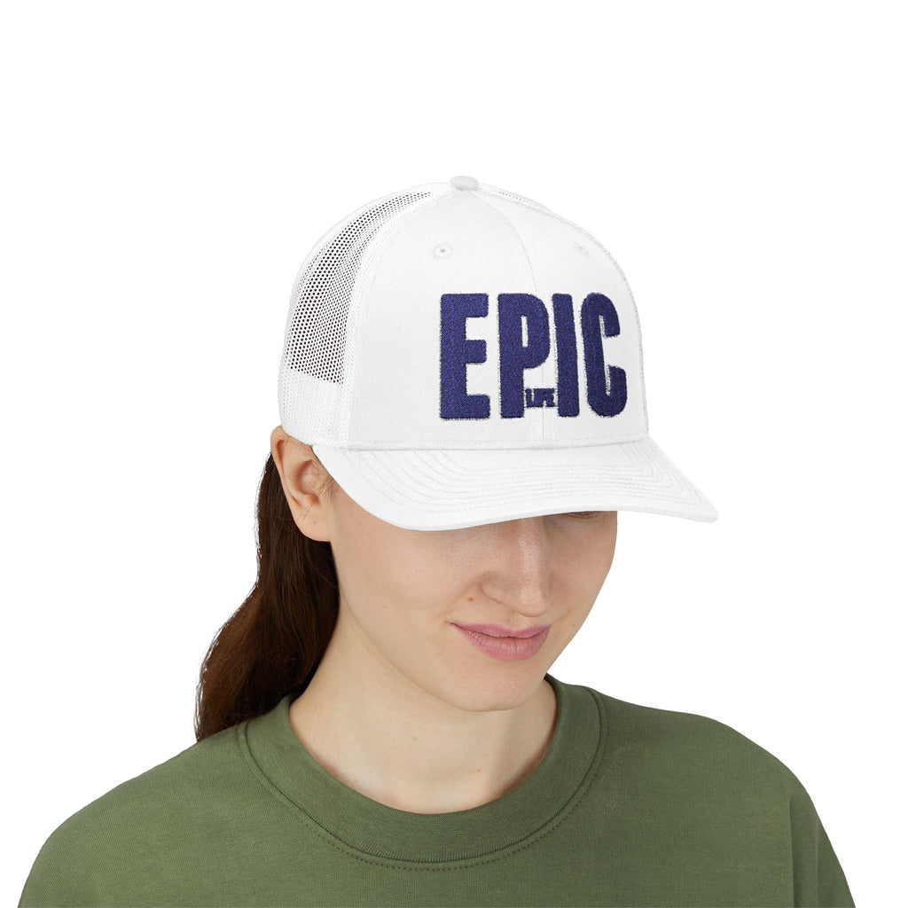 Epic Trucker Cap — Embroidered 'EPIC' Snapback Mesh Hat