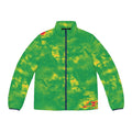 Green Thermal Map Puffer Jacket