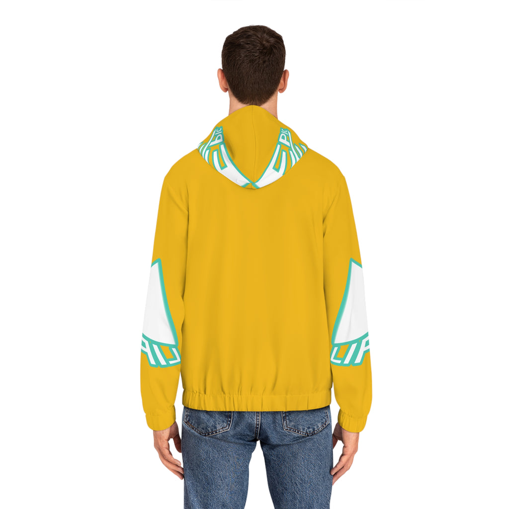 Epic Life Yellow Full-Zip Hoodie — Bold Graphic Streetwear