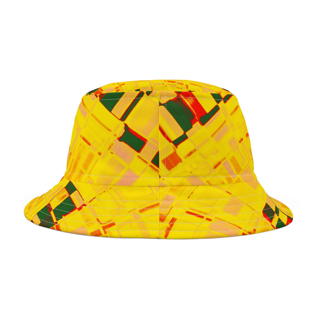 Epic Life Yellow Graphic Bucket Hat