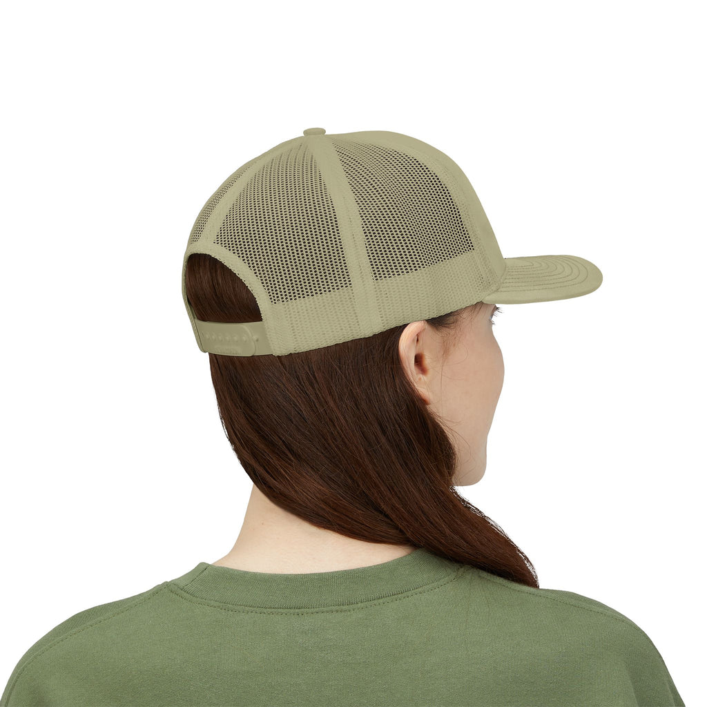 EPIC Snapback Trucker Cap — Distressed Bold Logo Mesh Hat