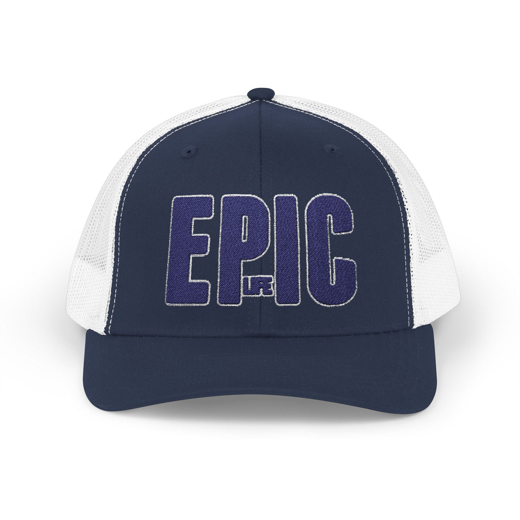 Epic Trucker Cap — Embroidered 'EPIC' Snapback Mesh Hat