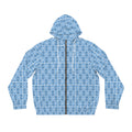 Men’s epic Cozy Layer Full - Zip (Checker Pattern) Royal Blue, Stylish, Functional, and Gift-Ready