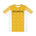 Epic Lifestyle Yellow Graphic Tee — Men's Polyester All-Over Print Shirt