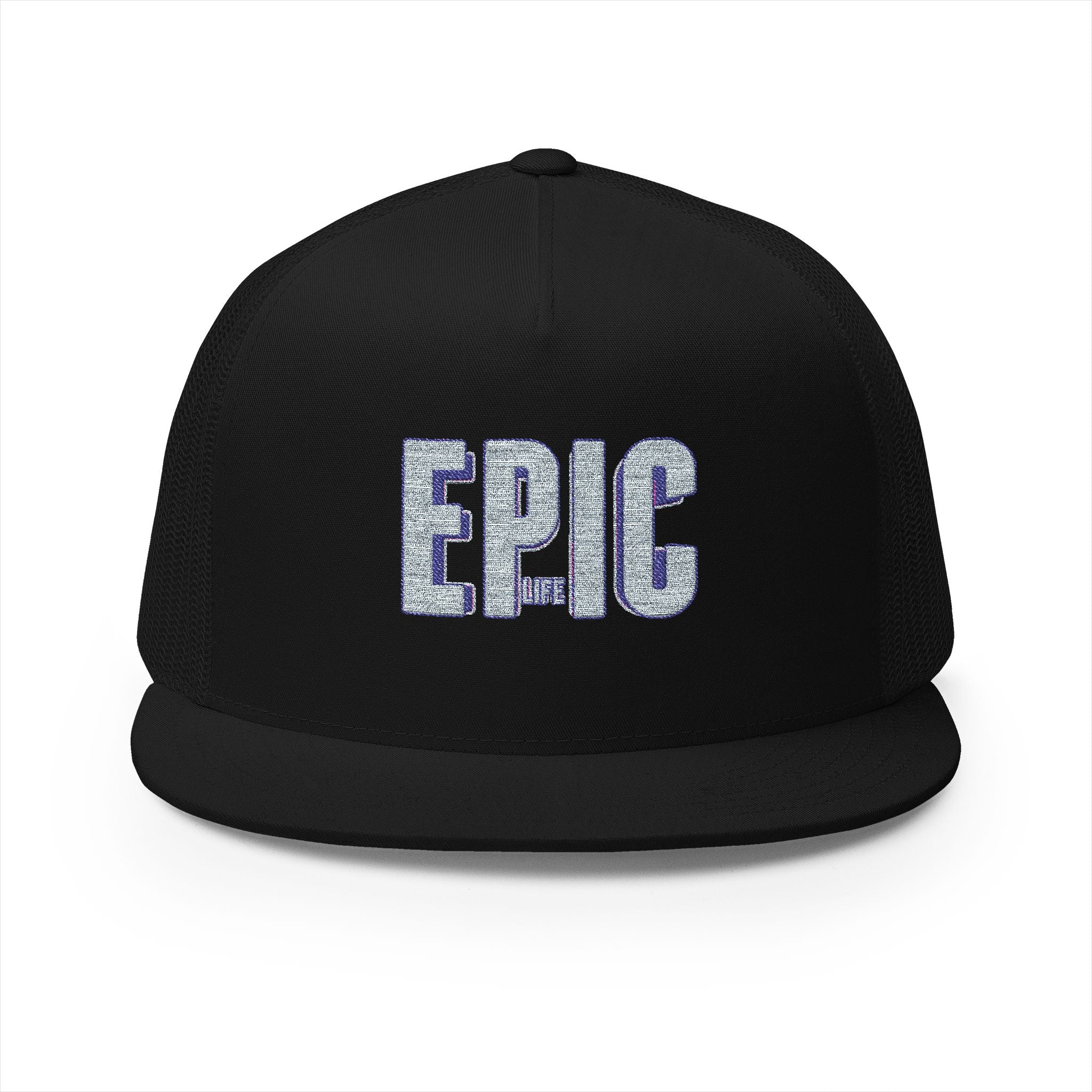 Epic Embroidered 5 Panel Trucker Cap, Cool Hats for Men , Casual Style, Gifts for Dad, Outdoor Adventures, Summer Fashion