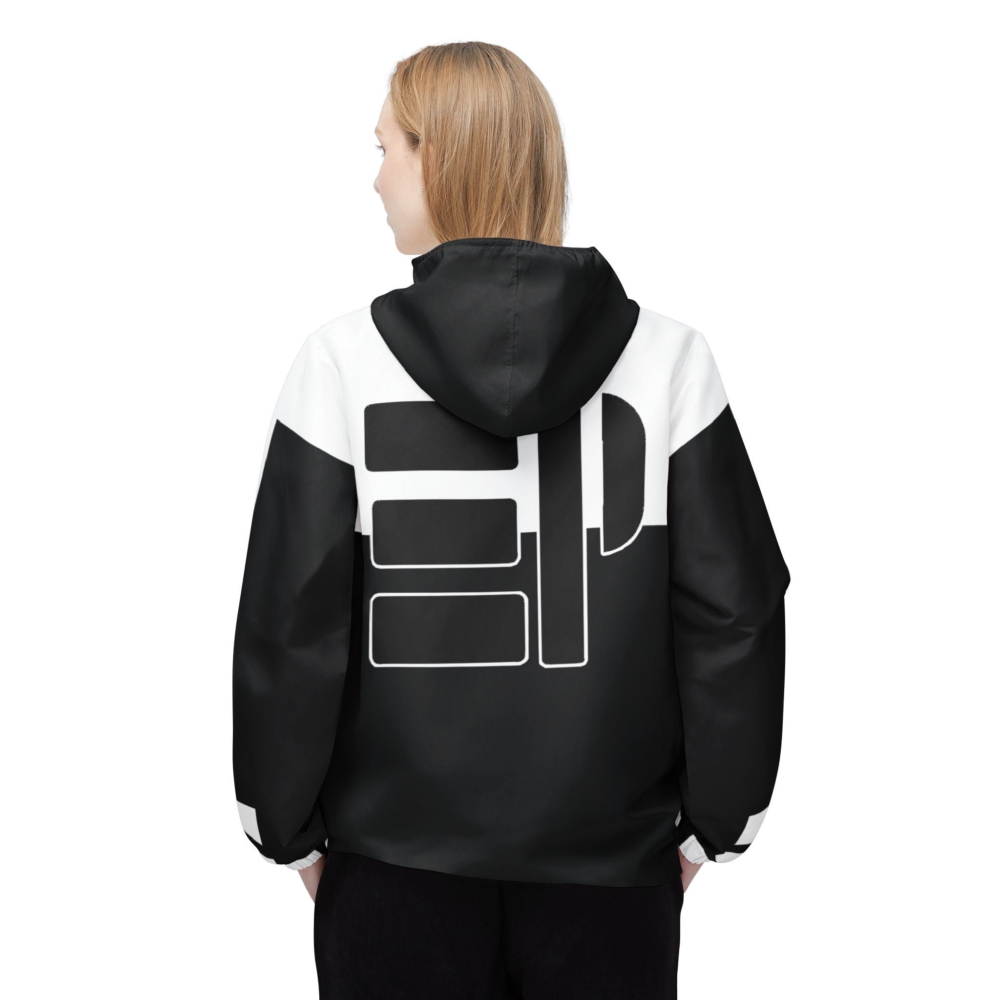 Epic Life Women's Wind-Resistant Windbreaker - Minimalist Stripe Design Jacket