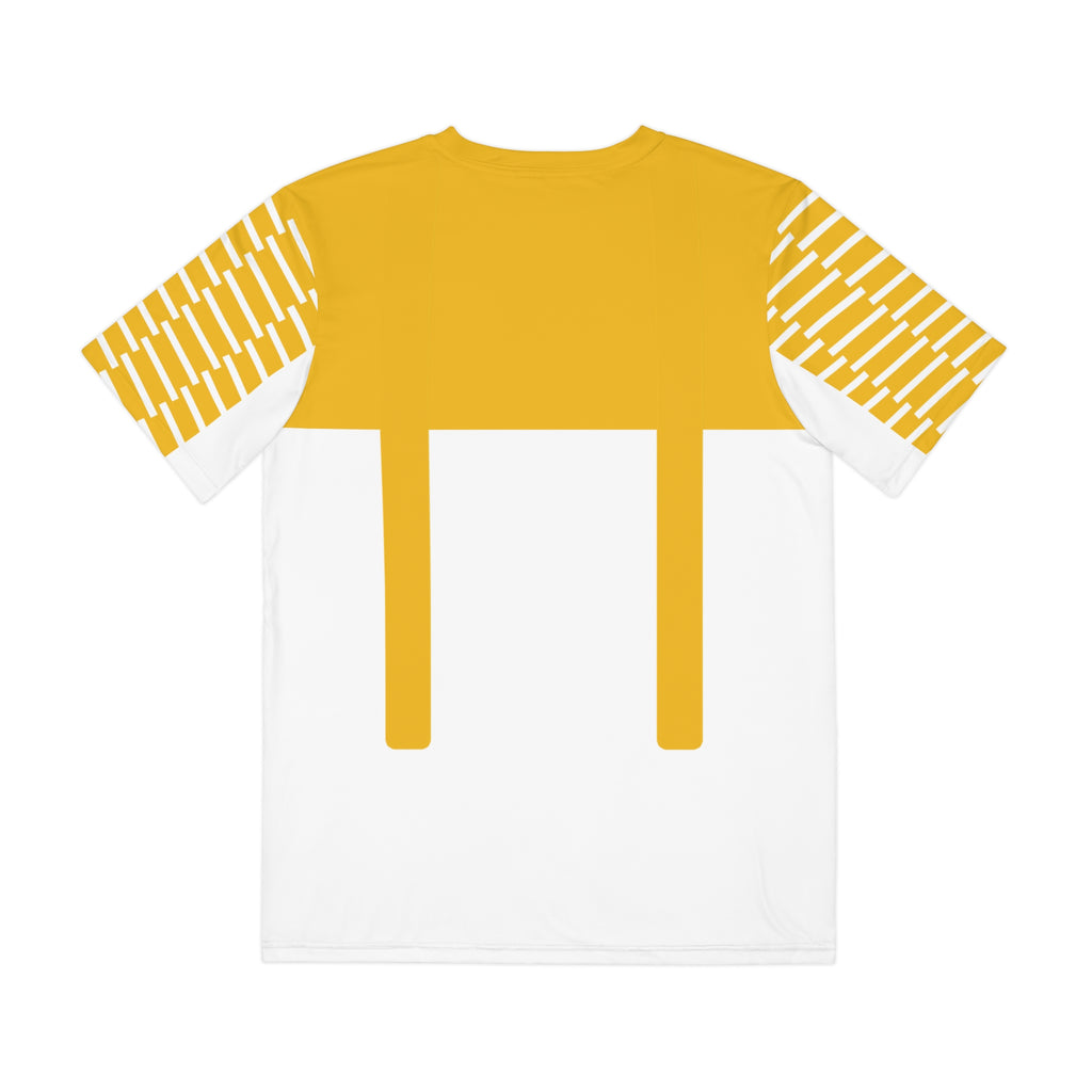 Epic Lifestyle Yellow Graphic Tee — Men's Polyester All-Over Print Shirt