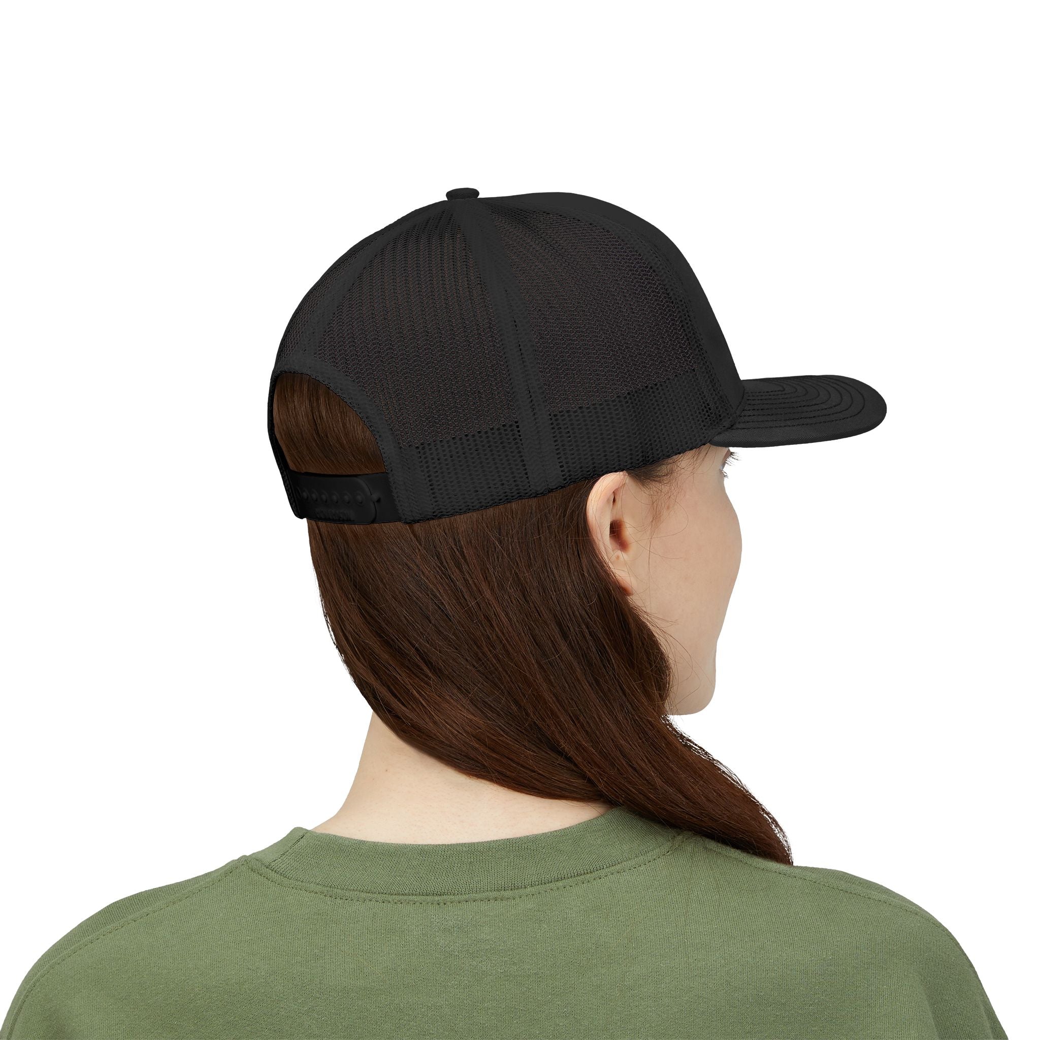 EPIC Snapback Trucker Cap — Distressed Bold Logo Mesh Hat