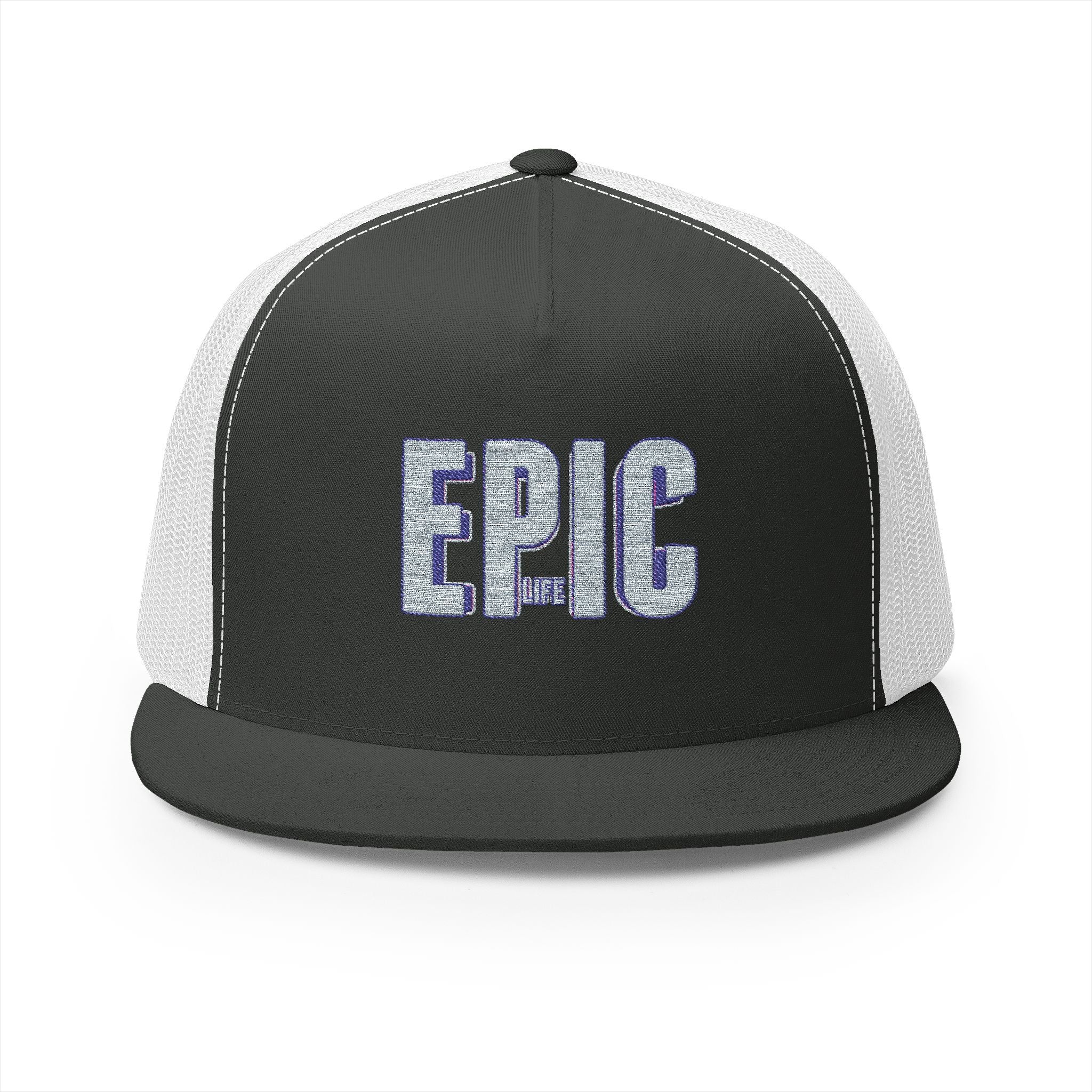 Epic Embroidered 5 Panel Trucker Cap, Cool Hats for Men , Casual Style, Gifts for Dad, Outdoor Adventures, Summer Fashion