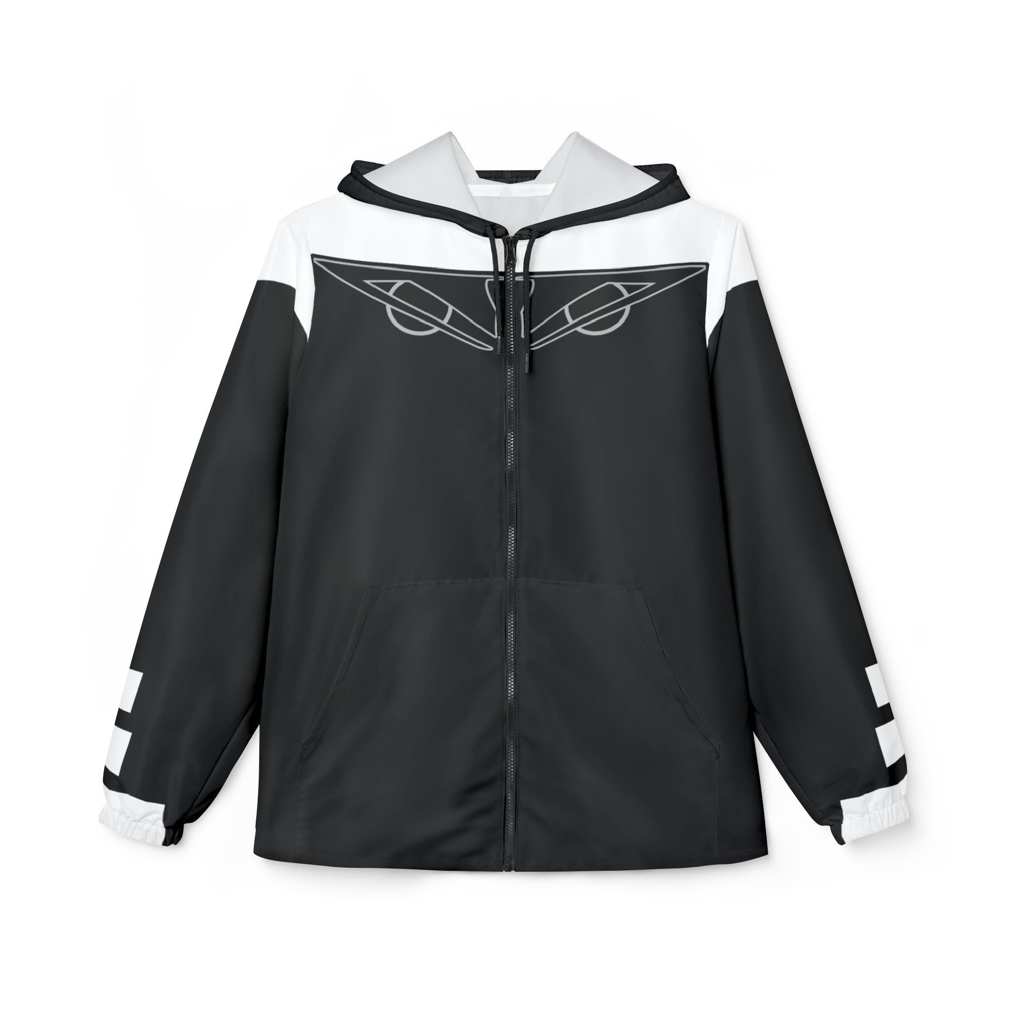 Epic Life Women's Wind-Resistant Windbreaker - Minimalist Stripe Design Jacket