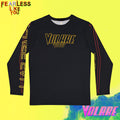 Men's "Fly" Collection by (Volare) " Free Fall Edition"(BLACK polyester Tee Shirt (AOP)