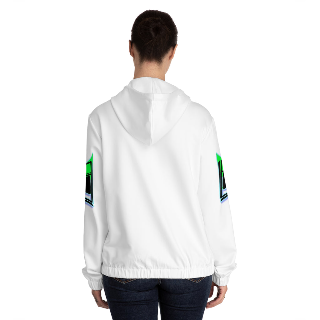 Epic Life Women’s Full-Zip Hoodie — Neon Graphic Zip-Up Jacket