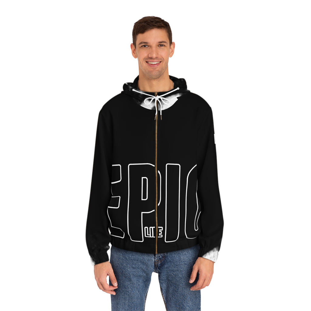 Epic Life Black Full-Zip Hoodie
