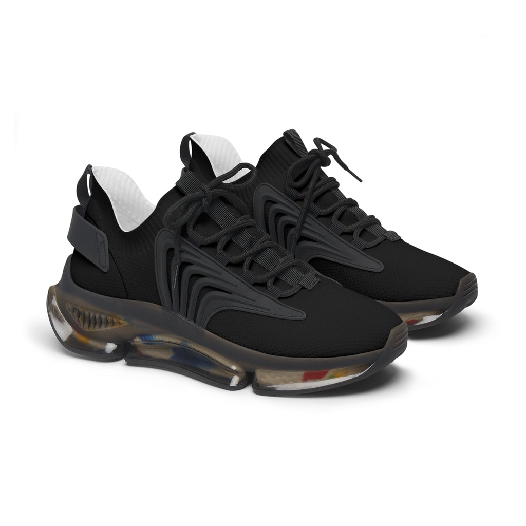Women’s Black Mesh Sport Sneakers | Lightweight Breathable Athletic Shoes