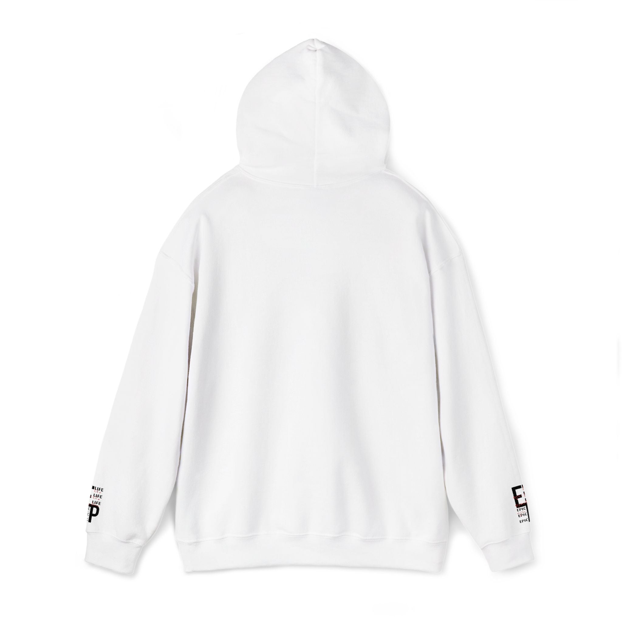 LPHC Logo Hoodie — Minimal White Streetwear Pullover