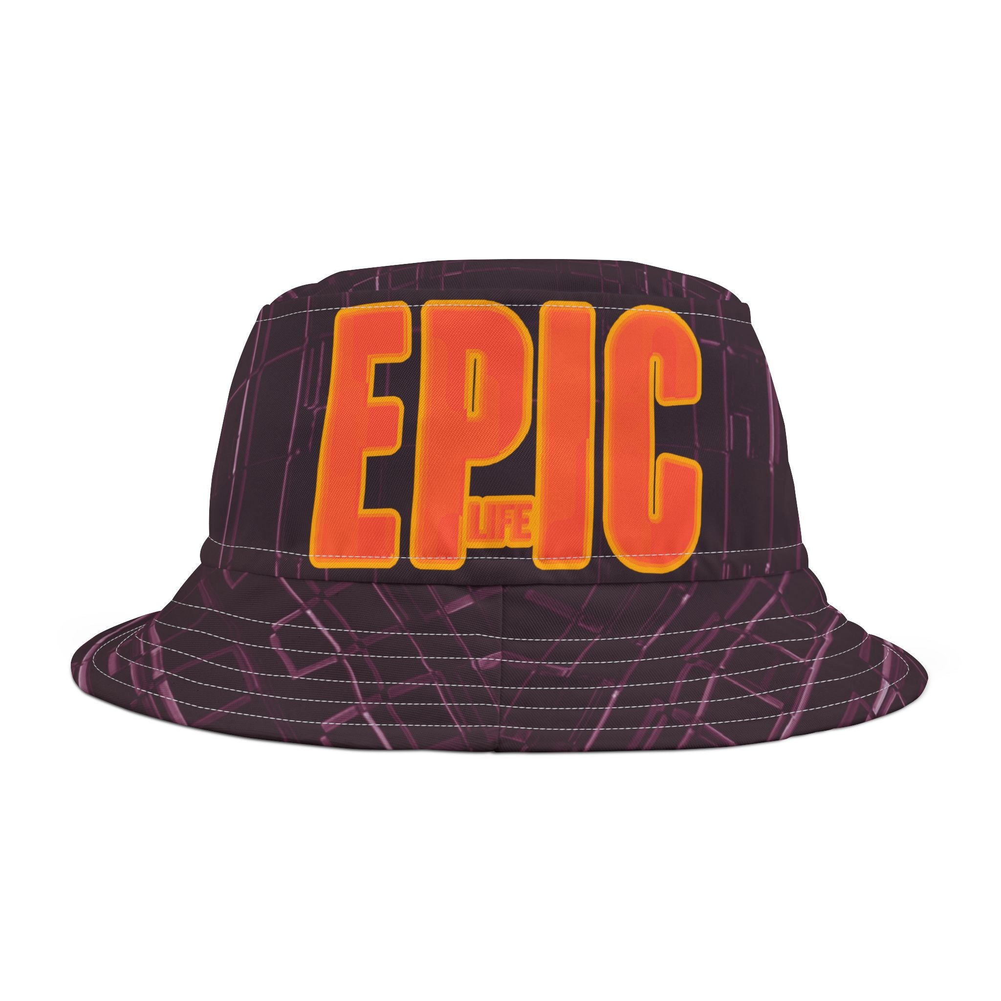 Epic Life Bucket Hat — Bold Retro Graphic Bucket Hat
