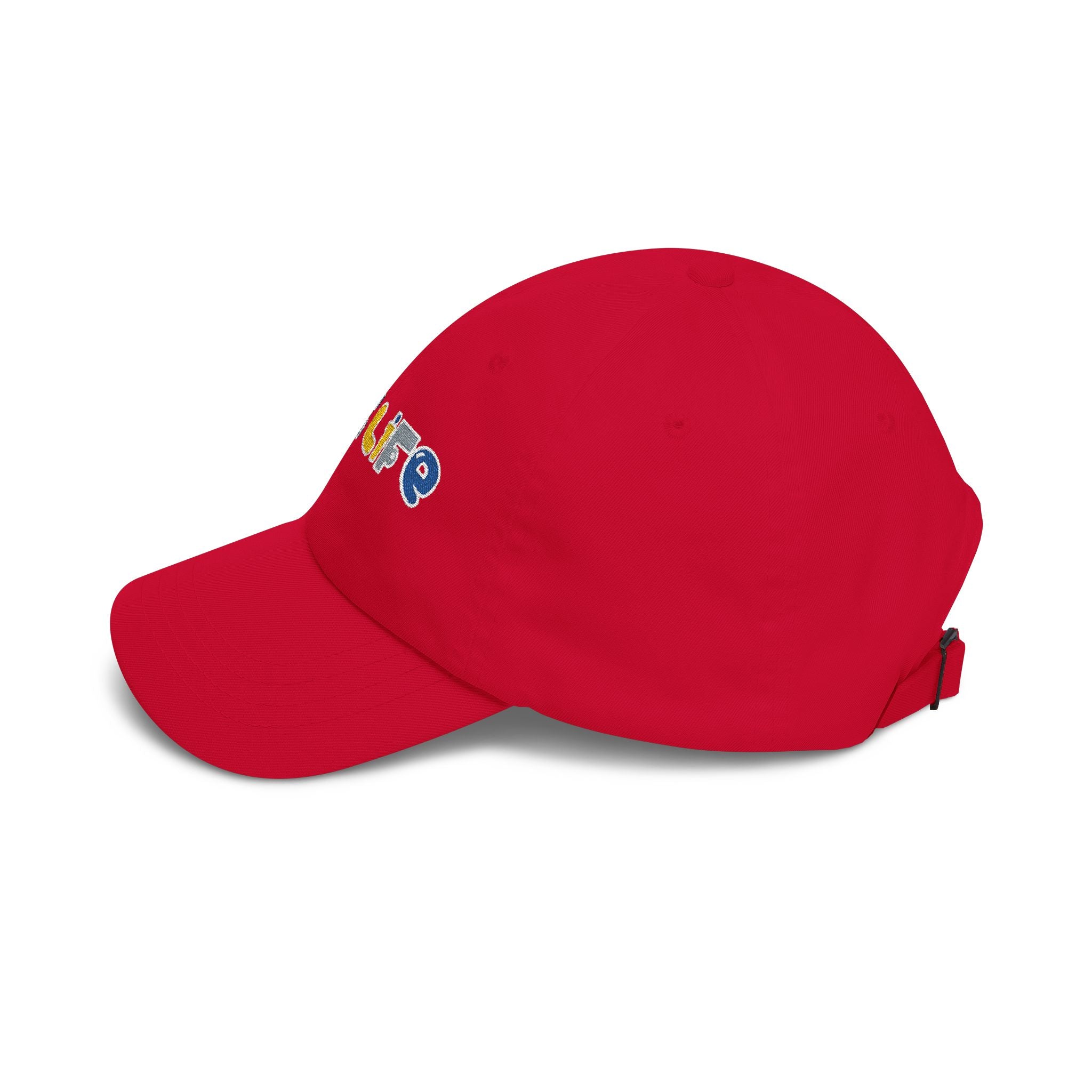 Epic Life Women's Classic Dad Cap - White Embroidered Cotton Baseball Hat