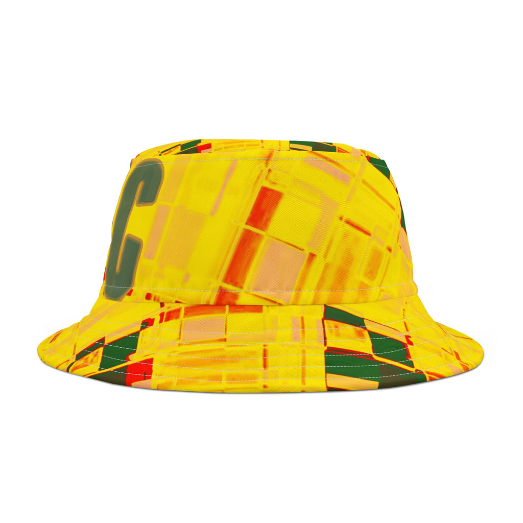 Epic Life Yellow Graphic Bucket Hat
