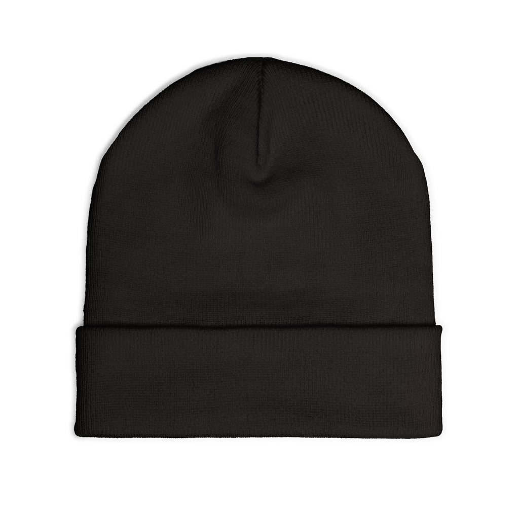 Embroidered 'EPIC' Knit Beanie - Pink Patch Winter Hat