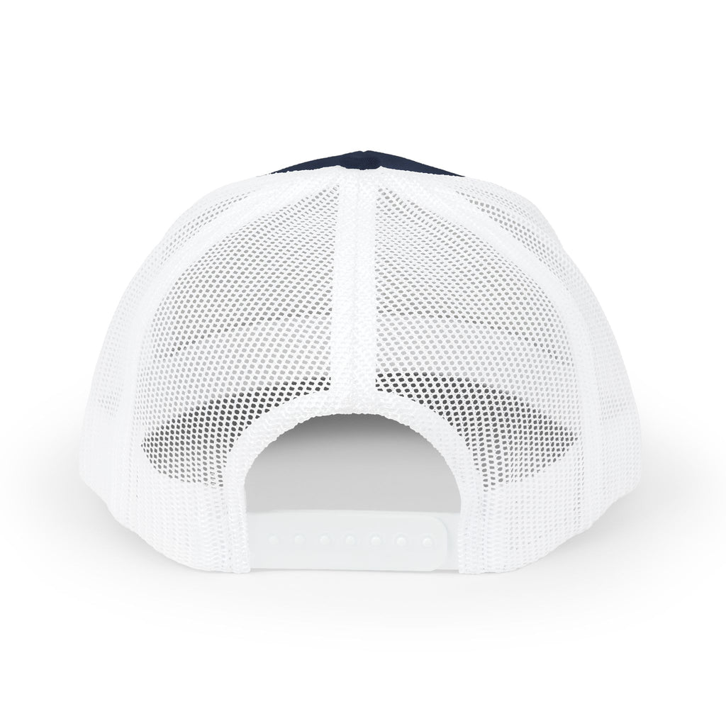 EPIC Snapback Trucker Cap — Distressed Bold Logo Mesh Hat