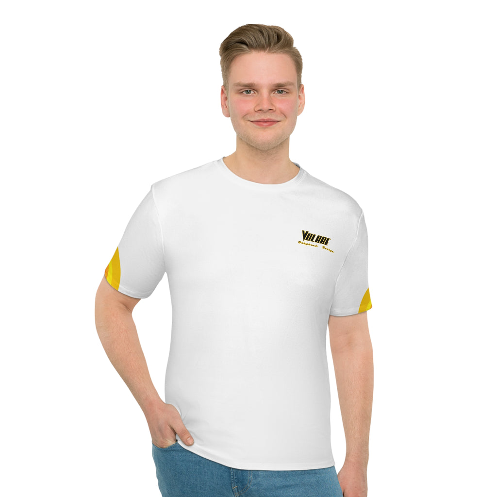 Yellow Sun Emblem T-Shirt — Retro Symbol Graphic Tee
