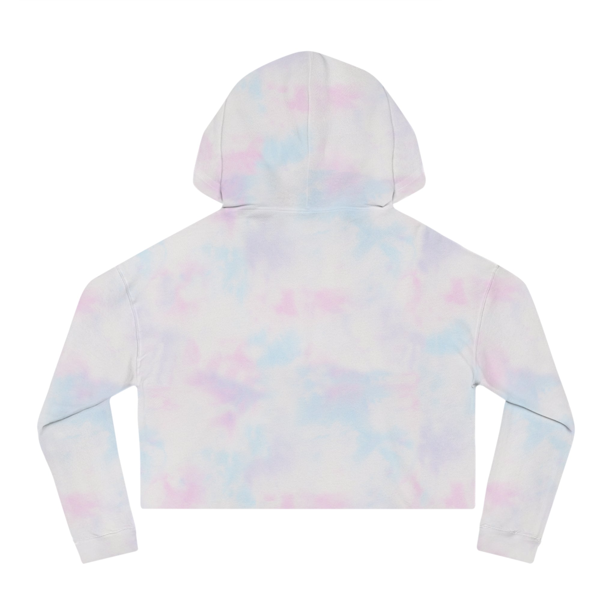 Cropped Hoodie — Bold Magenta Geometric Logo