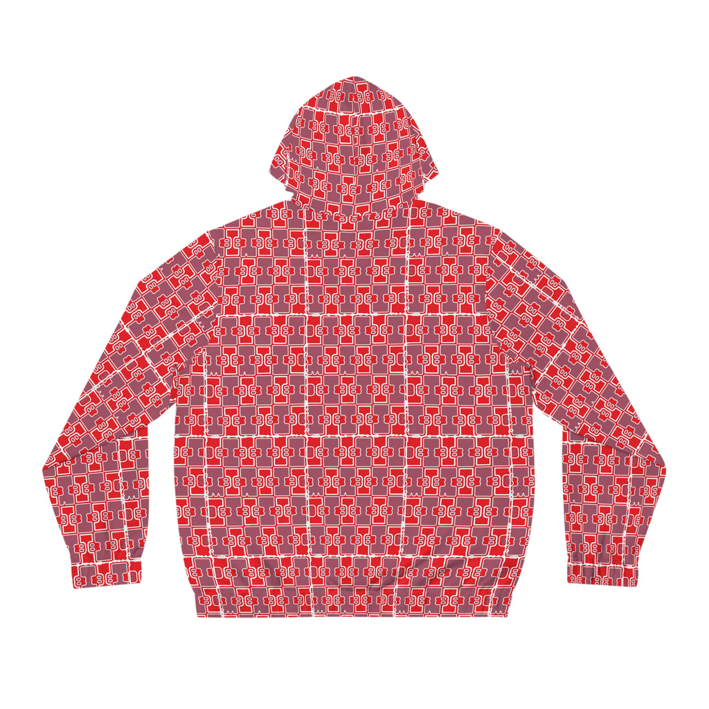 Men’s epic Cozy Layer Full - Zip | True Red (Checker Pattern) , in addition to fall season and Gift-Ready for Him