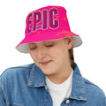 Epic Life Bucket Hat - Fun Summer Accessory for Outdoor Adventures, Festivals, Beach Days, Gifts for Friends, Casual Wear