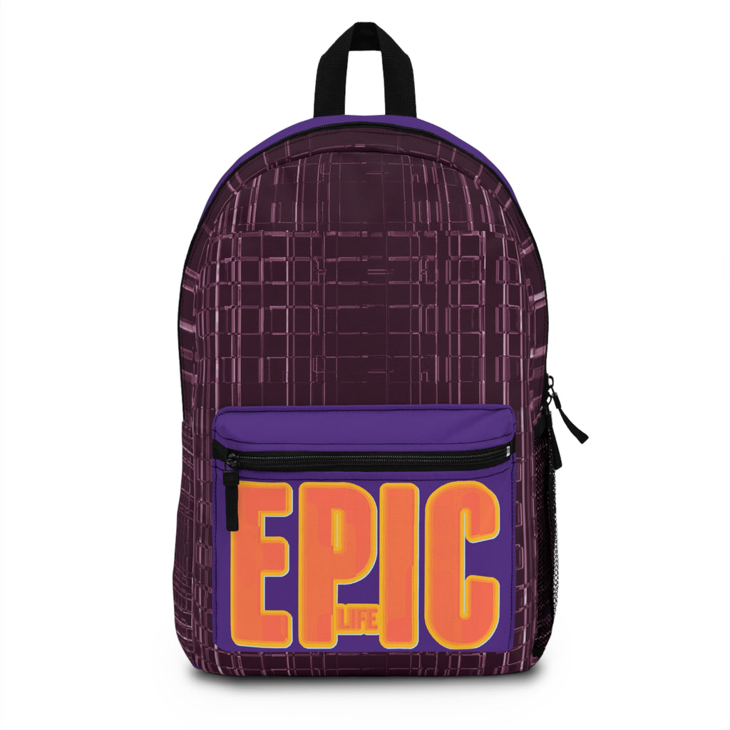 Epic Life Pink Backpack - Trendy School Bag, Stylish Daypack, Gift for Students, Adventure Backpack, Bright Travel Companion