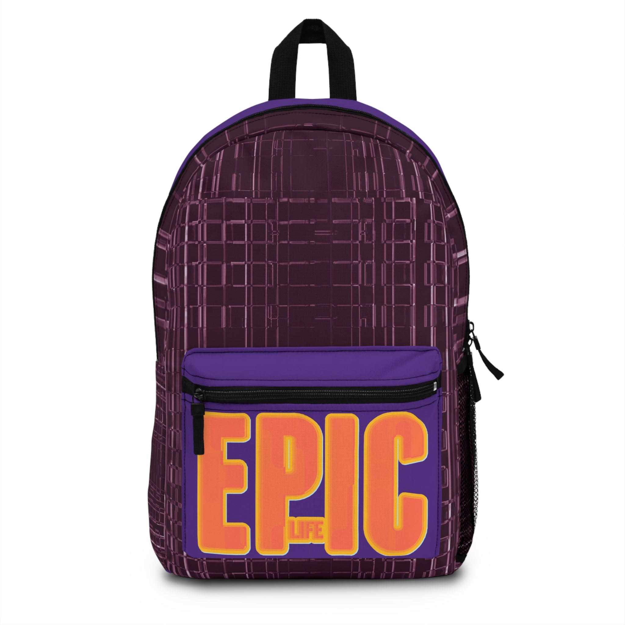 Epic Life Pink Backpack - Trendy School Bag, Stylish Daypack, Gift for Students, Adventure Backpack, Bright Travel Companion