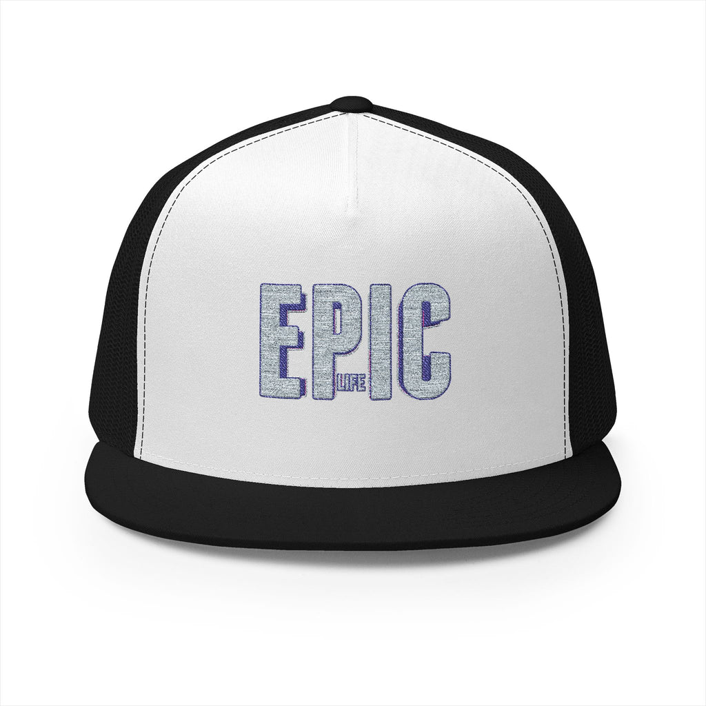 Epic Embroidered 5 Panel Trucker Cap, Cool Hats for Men , Casual Style, Gifts for Dad, Outdoor Adventures, Summer Fashion
