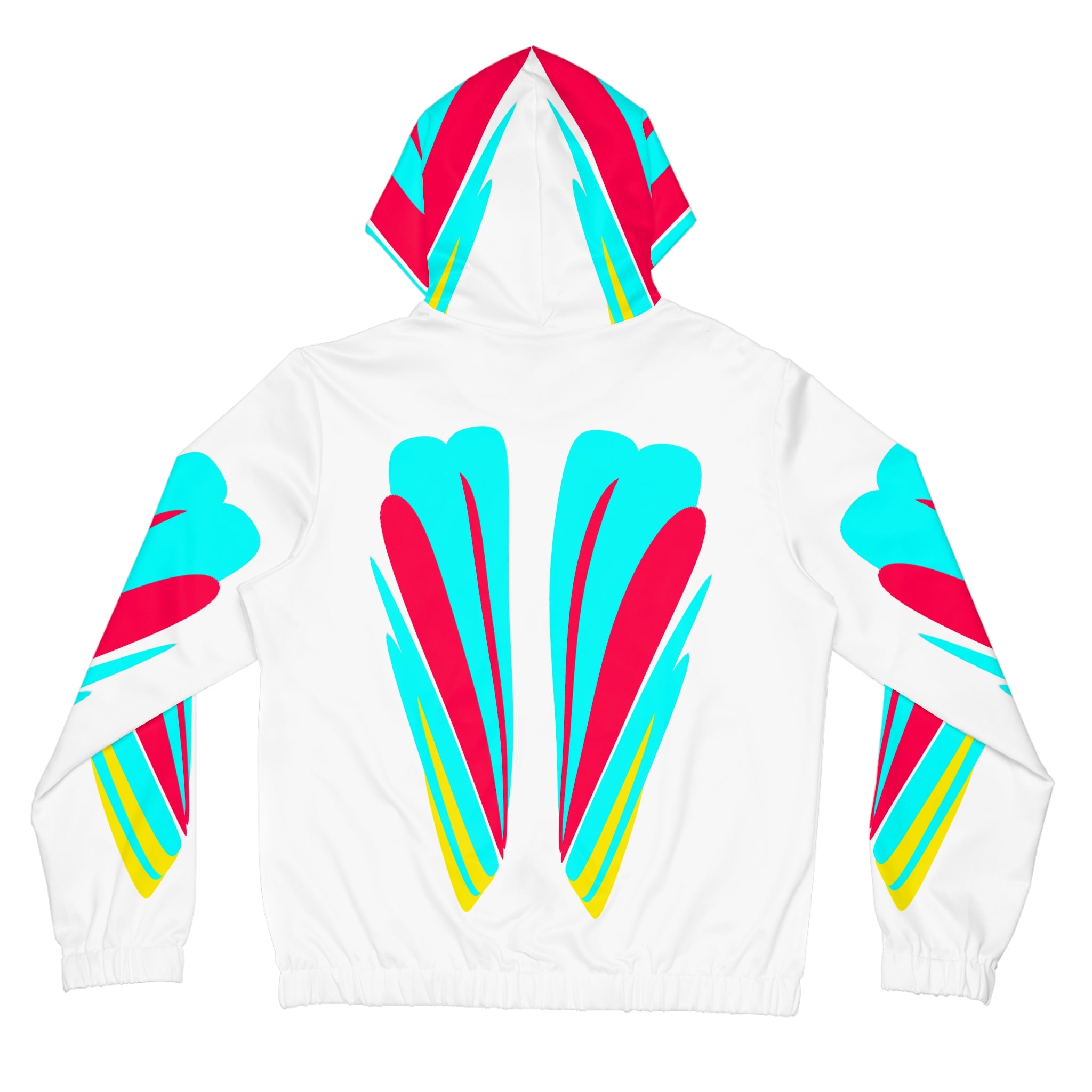 Epic Life Women’s Full-Zip Hoodie — Bright Retro Graphic AOP