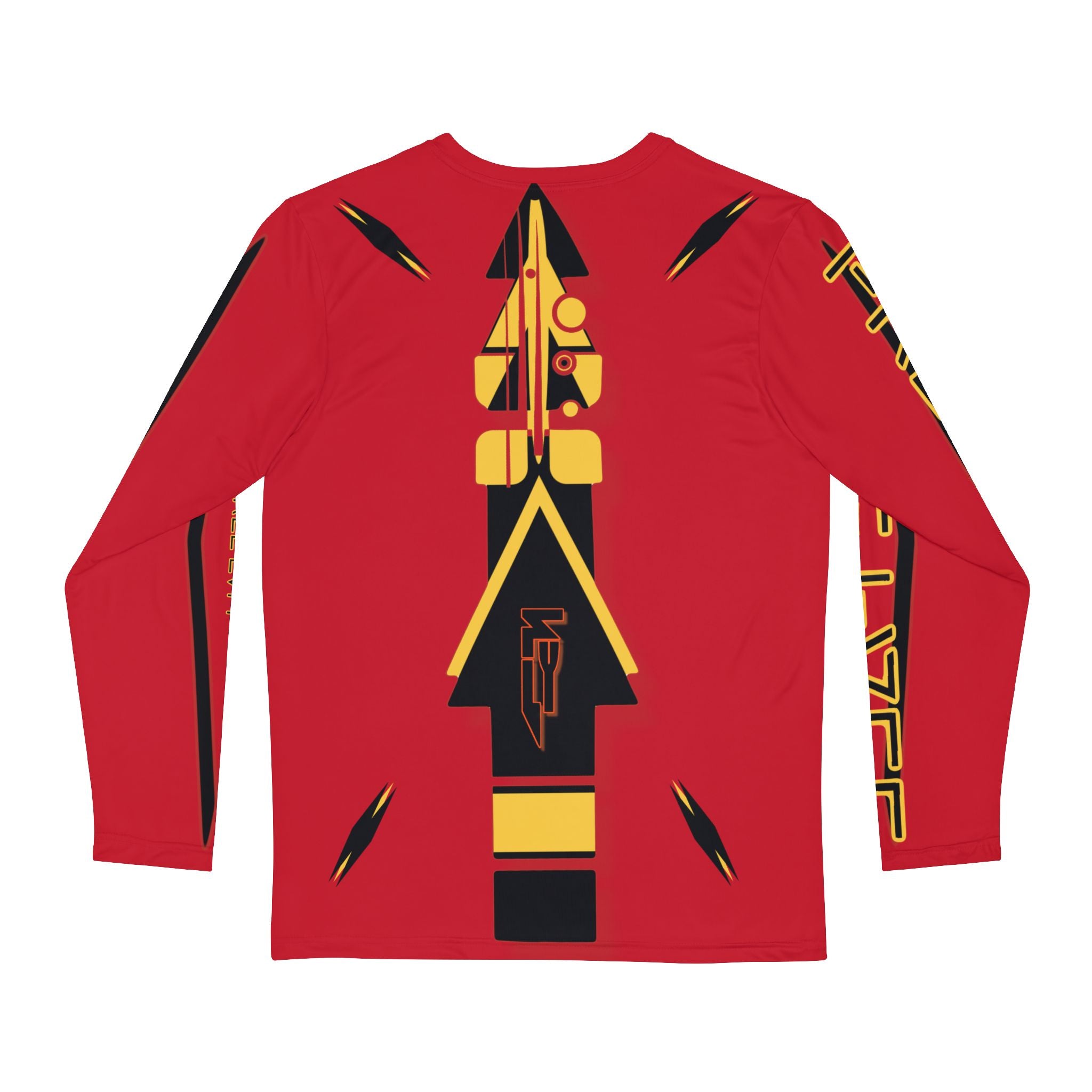 Men's "Fly" Collection by (Volare) " Free Fall Edition" (RED polyester Tee Shirt (AOP)