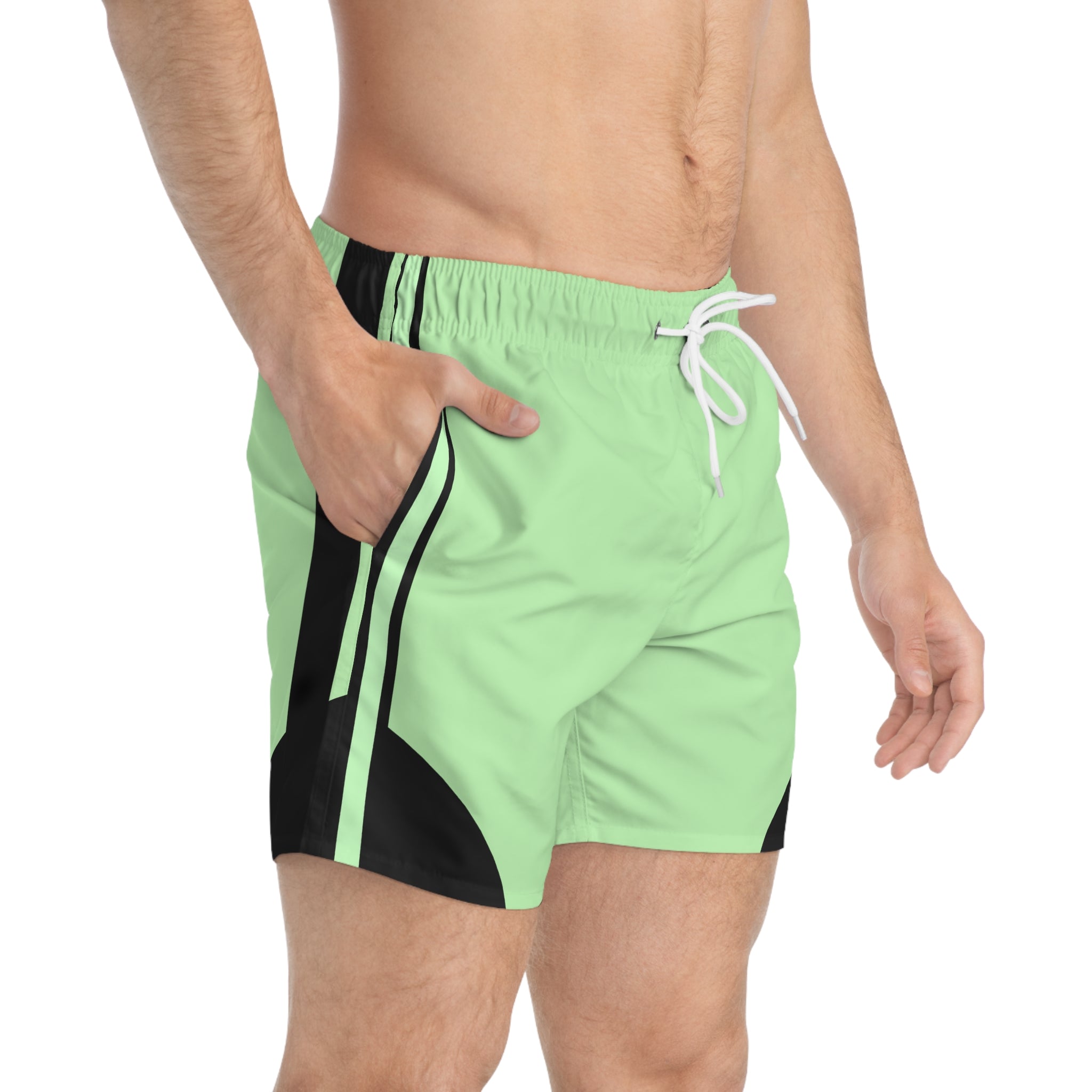 Emerald Glow green EPIC VOLRE  LIFE  Swim Trunks