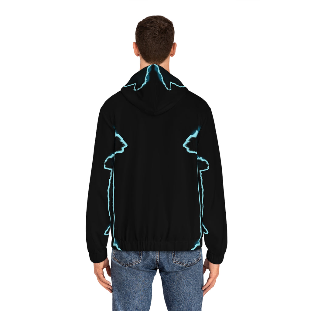 Men's Full-Zip Hoodie - AOP Design, Casual Wear, Street Style, Sports Fashion, Gift for Him