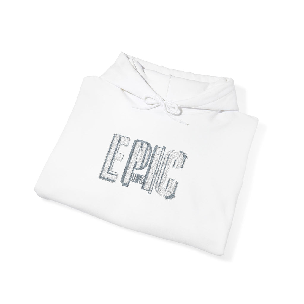 LPHC Logo Hoodie — Minimal White Streetwear Pullover