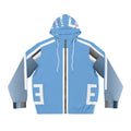 Light Blue 'EPIC LIFE' Men's Full-Zip Hoodie — All-Over Print
