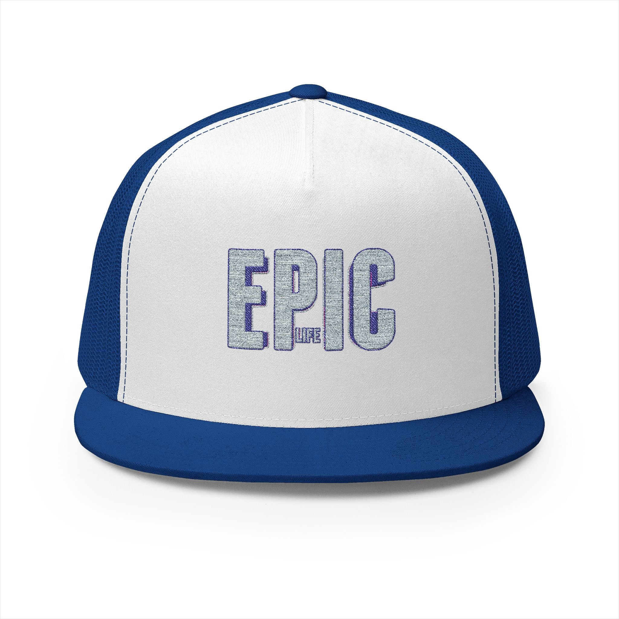 Epic Embroidered 5 Panel Trucker Cap, Cool Hats for Men , Casual Style, Gifts for Dad, Outdoor Adventures, Summer Fashion
